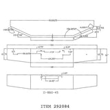 Western Star 4900SA 16" Set Back Tapered Bumper