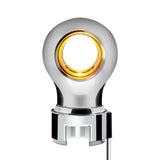 Chrome Charlotte Gearshift Knob LED For 13/15/18 Speed Adapters