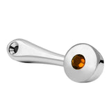 Spin Slot Adapter Chrome Jeweled Window Crank