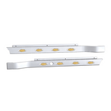Peterbilt 589 Cab Panels with Four M5 LEDs and Block Heater Cutout