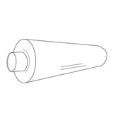10" x 36", 5" OD Aluminized Muffler
