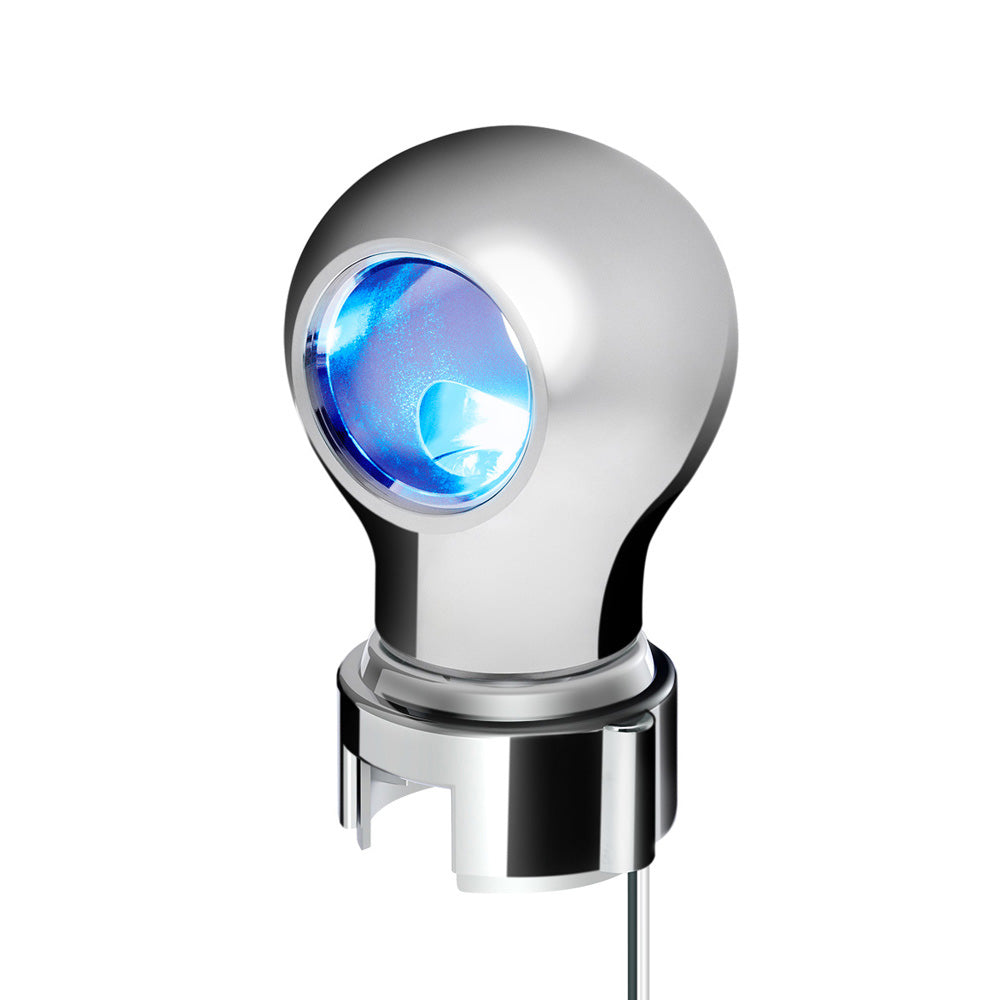 Chrome Charlotte Gearshift Knob LED For 13/15/18 Speed Adapters