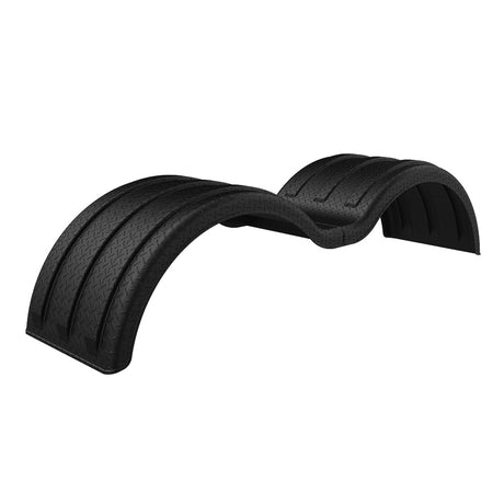 102" Black diamond plate pattern poly double deuce MIN1352 full tandem fender with 51" spread