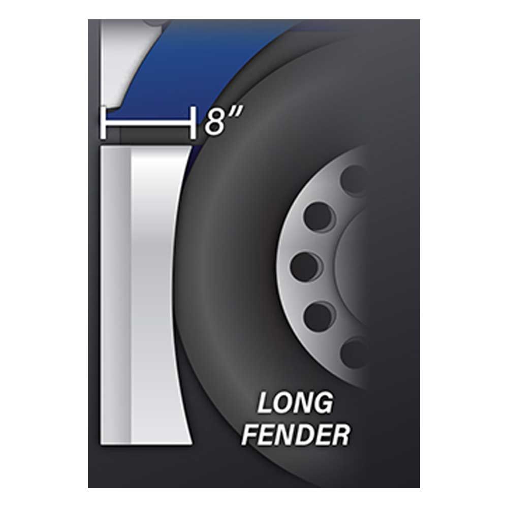 20" American Eagle Stainless Steel with Long Fender and Tow Holes Bumper
