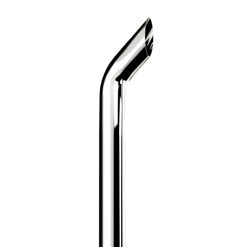 8"D x 96"L Cowboy One-Piece Chrome Top Stack