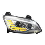 Peterbilt 579/587 2022+ LED Headlight with Halo and Sequential Turn Signal