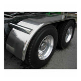 120" Mirror Shine 16 Gauge Stainless Steel Full Fenders