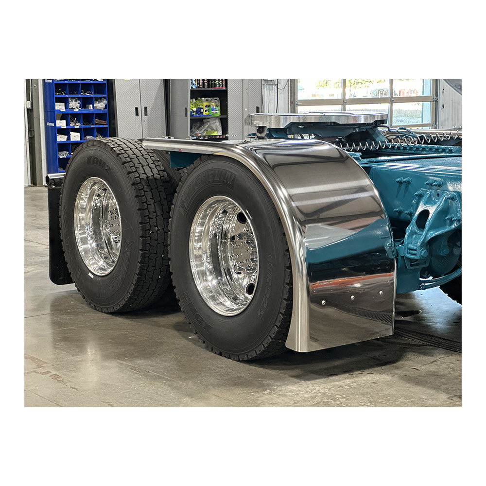 80" 430 Stainless Ultra Lowrider Half Fenders with Flare