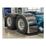 80" 430 Stainless Ultra Lowrider Half Fenders with Flare
