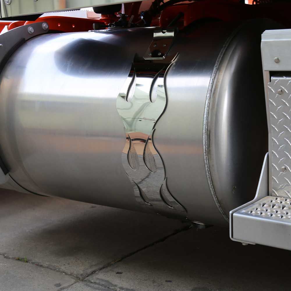 24" Kenworth 14 Gauge Stainless Steel Flame Fuel Tank Replacement Straps