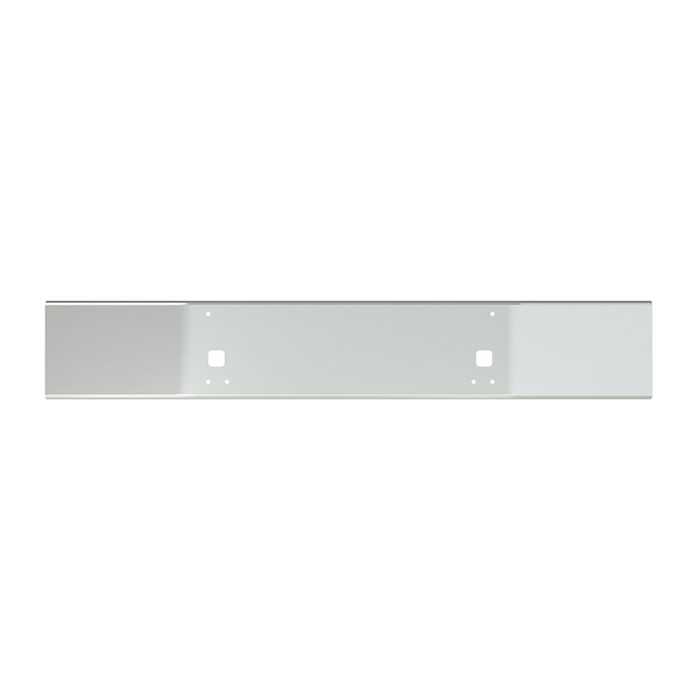 14" KW T800, T880 2004+ Opened End Chrome Bumper with Tow Holes