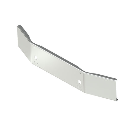 14" KW T800, T880 2004+ opened end chrome bumper with tow holes, close-up