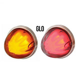 Peterbilt 379, 389 Amber GLO LED Watermelon Double Face Air Cleaner Short Version Light Bar