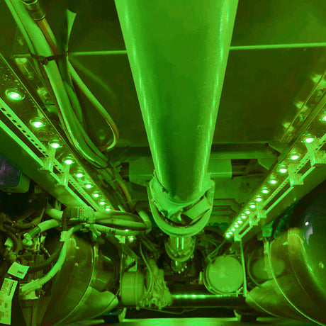16FT Under glow kit for single frame installation - amber/green leds