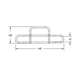 HighwayShield I30 SS Grille Guard, Bracket Kit for 2003-2017 Volvo VNL