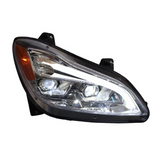 Kenworth T680 2022+ Chrome Headlight With Turn Signal