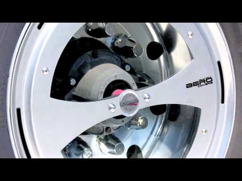 Twist & Lock Aero Wheel Covers, Polished Stainless for Dual Wheel