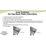 4' Stainless Steel On Top Deck Plate