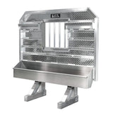 86" x 68" Cab Rack with Jail Window and Chain Tray