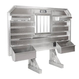 78" x 68" Jail Window Cab Rack with Split Tray