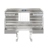 70" x 68" Cab Rack with Jail Window and Chain Trays