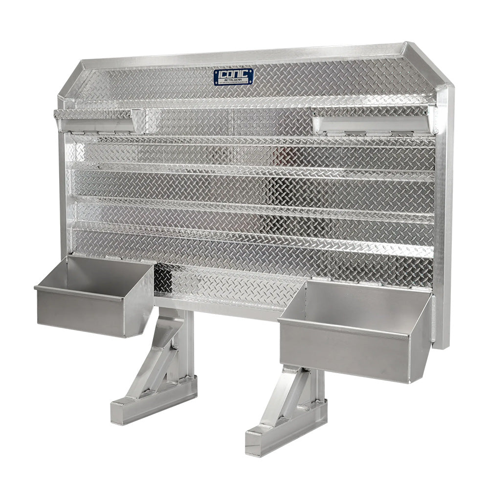 70" x 68" Cab Rack with Spilt Chain Trays