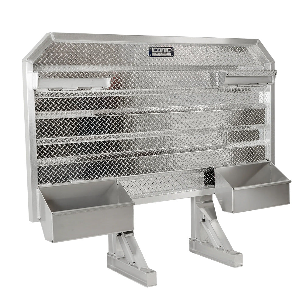 70" x 68" Cab Rack with Spilt Chain Trays