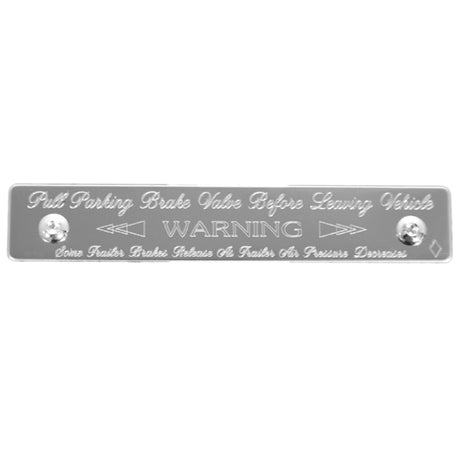 Park Brake Control Plate