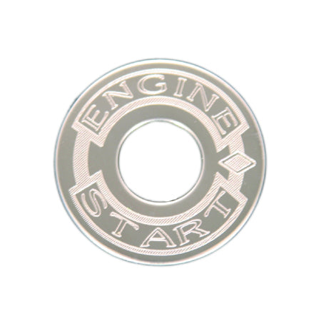 Round engine start plate