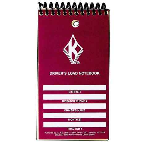 Driver's load notebook