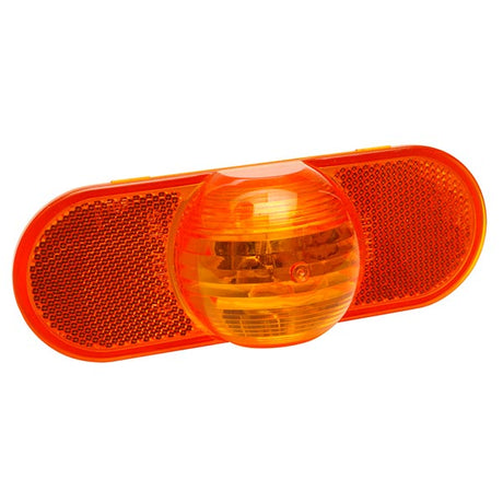 Amber torsion mount 3 oval side turn marker light