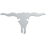 Chrome Large Longhorn Cut Out Stud Mount