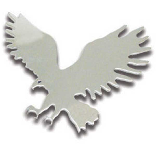 RH Chrome Large Eagle Cut Out Stud Mount