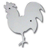 RH Chrome Large Chicken Cut Out Stud Mount