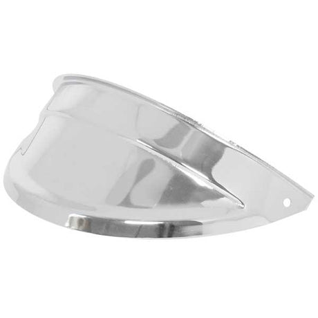 7" Chrome headlight visor