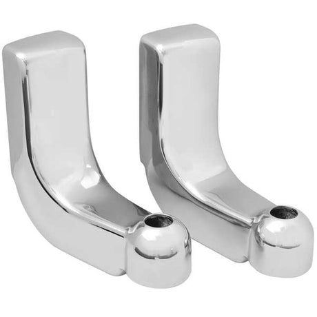 Peterbilt chrome L shape headlight brackets for semi trucks