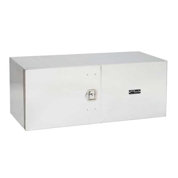 48"L x 18"H x 24"D Aluminum Box Double Doors D/S