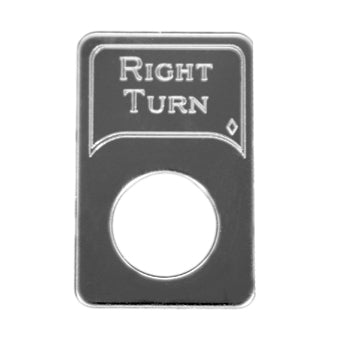KENWORTH RIGHT TURN SWITCH PLATE
