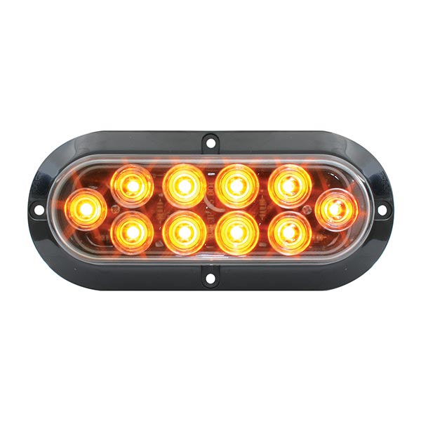 10 LED Surface Mount Oval Mega Light