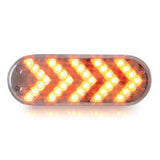 6" 35 LED Oval Sequential Arrow Light