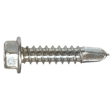 10-16 X 1 hex self-drilling screw with washer head