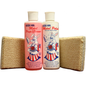 Magic mix metal prep/cleaner and polish kit 8 oz.