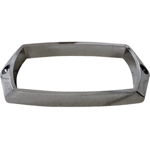4" Chrome bezel for double bubble light