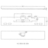 Peterbilt 378, 379 18-Inch Texas Square Bumper