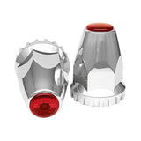 33mm Reflective Lug Nut Covers - Thread On 10PK