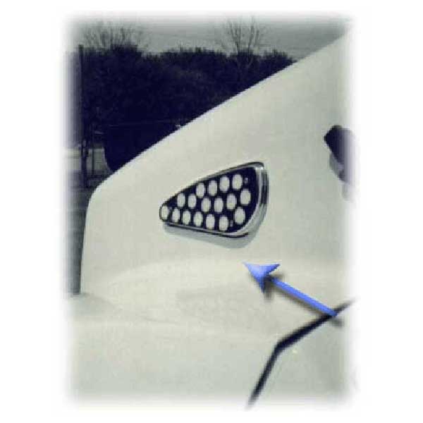 Kenworth T300 Cab Fresh Chrome Filter 1995-2006