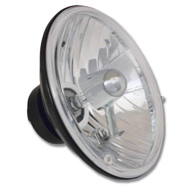 7" Round Halogen Headlamp with H4 Bulb