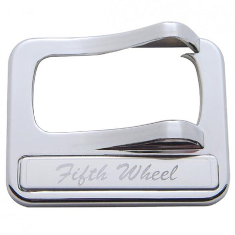 Peterbilt rocker switch cover with stainless steel plaque for semi trucks
