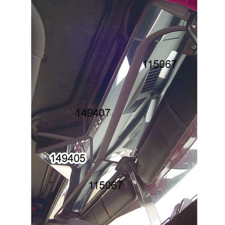 Freightliner drivers side lower headliner trim for semi trucks