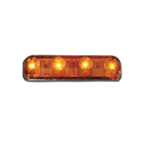 2-1/4" 4 LED rectangular marker light, detail
